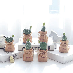 Decor Cactus Miniature - Faux Office Plant