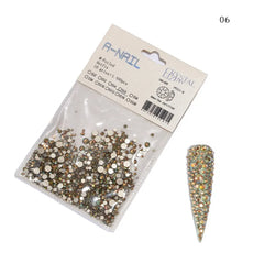 Mix Sizes 1440pc/Pack Crystal/Rhinestones/3D Nail Art Decoration Gemstone