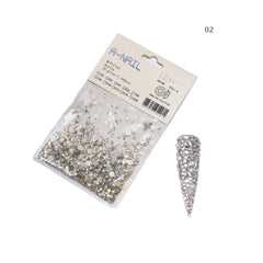 Mix Sizes 1440pc/Pack Crystal/Rhinestones/3D Nail Art Decoration Gemstone