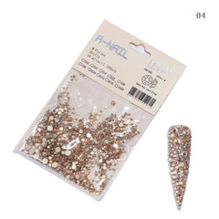 Mix Sizes 1440pc/Pack Crystal/Rhinestones/3D Nail Art Decoration Gemstone