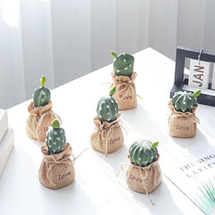Decor Cactus Miniature - Faux Office Plant