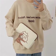 Chic Animal Embroidered Tablet Sleeve