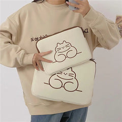 Chic Animal Embroidered Tablet Sleeve
